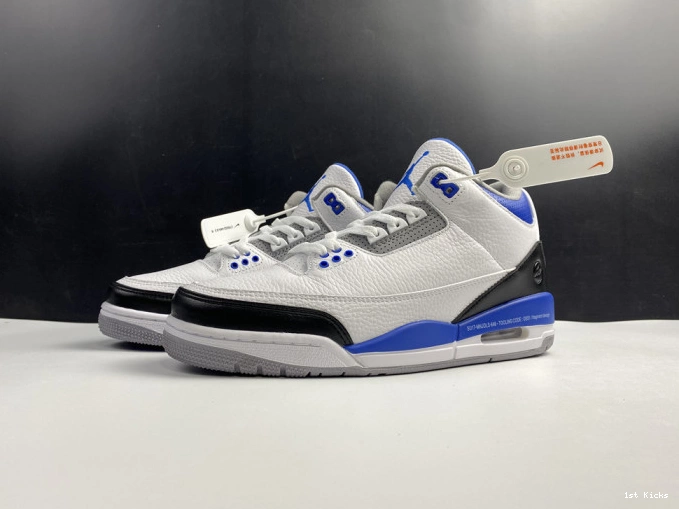 Jordan CT8532-040 White Air Blue Retro 3 0815